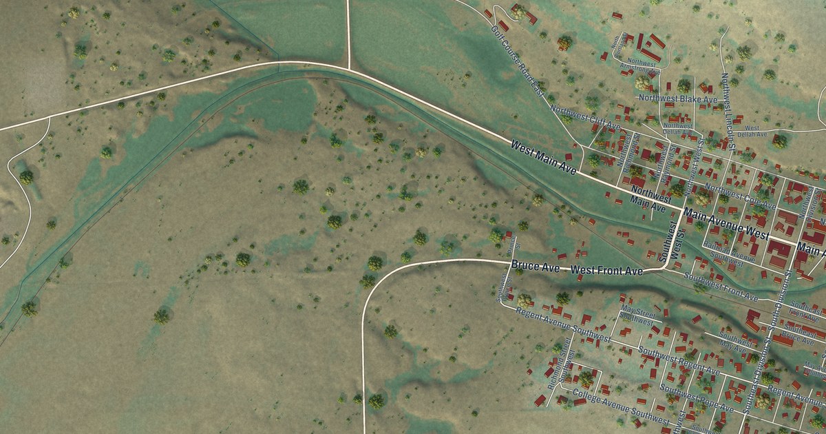 Map of Wilbur, Washington in 2026