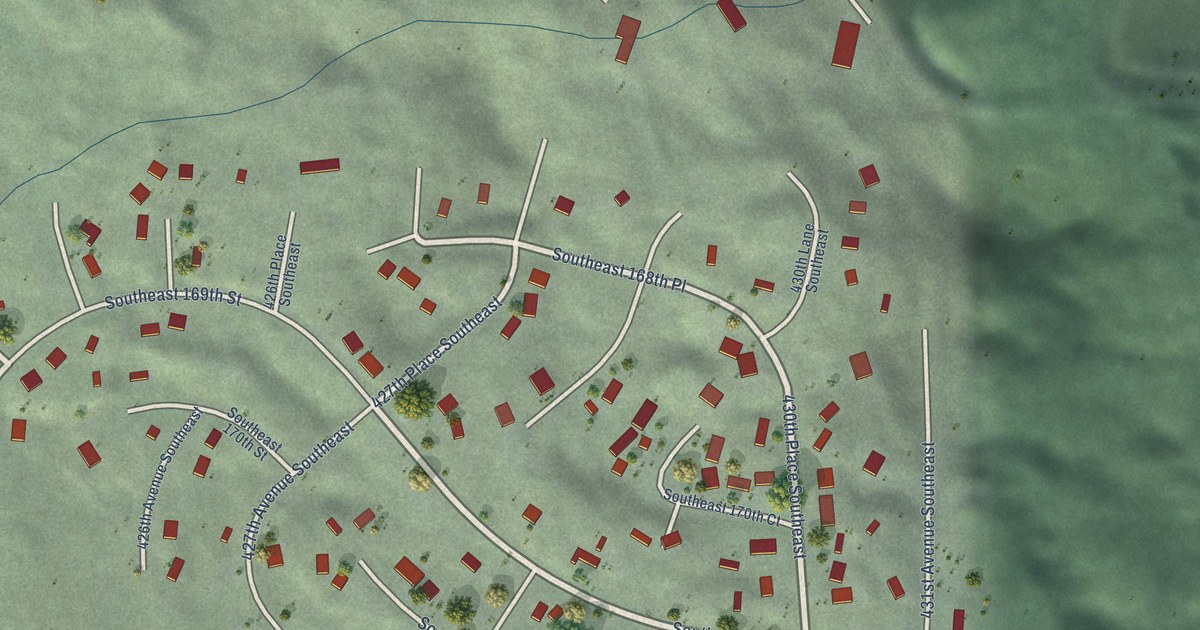 Map of Wilderness Rim, Washington in 2026