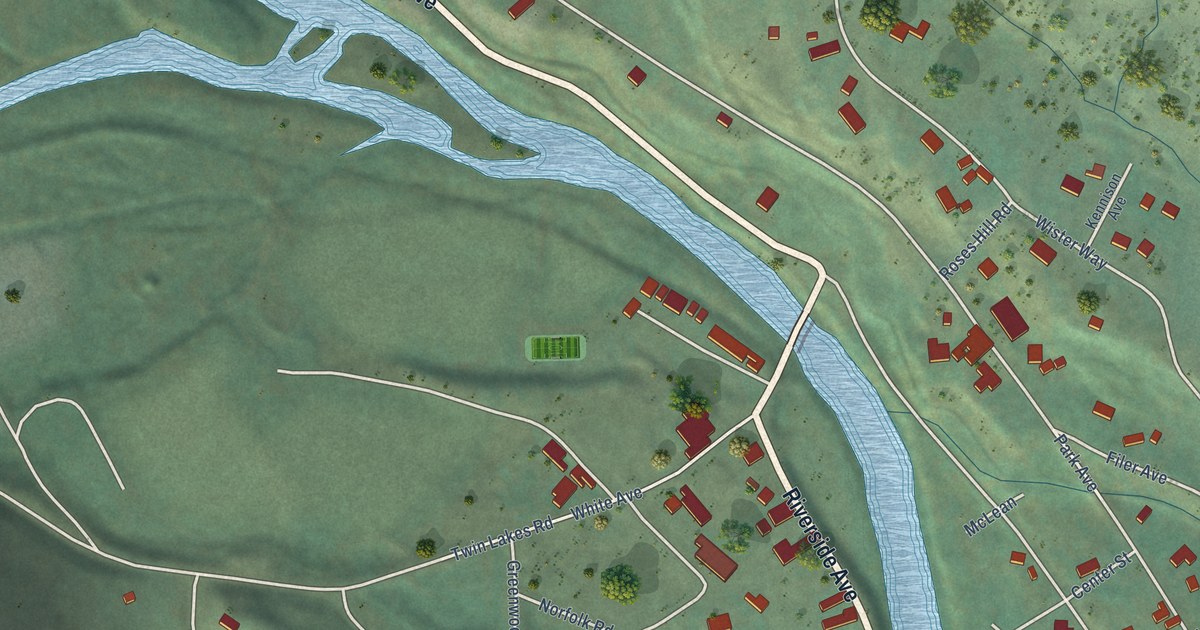 Map of Winthrop, Washington in 2026