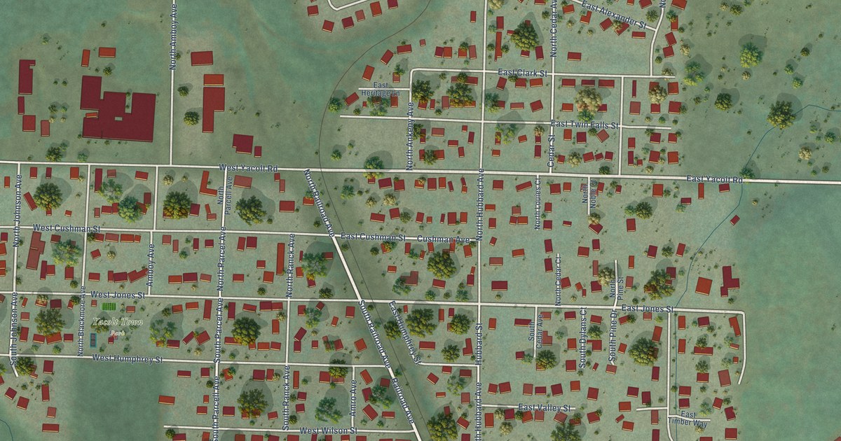 Map of Yacolt, Washington in 2026