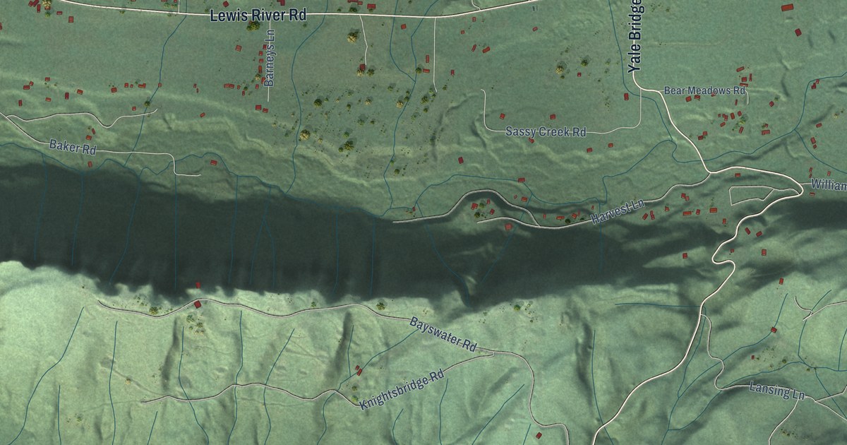 Detailed Map of Yale, Washington