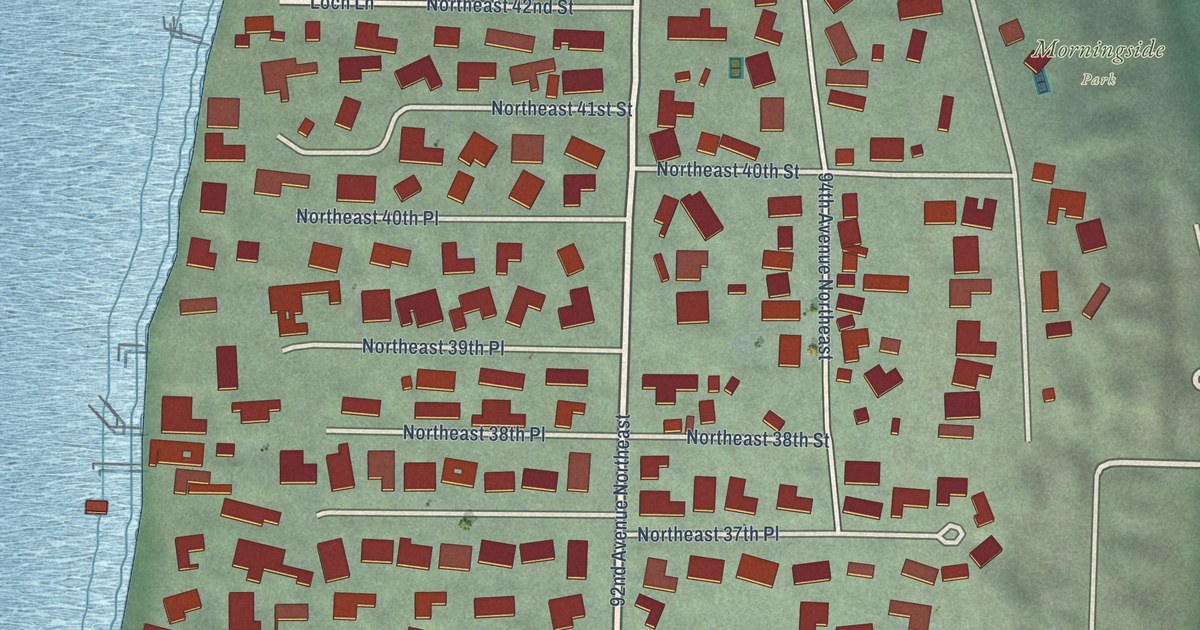 Map of Yarrow Point, Washington in 2026