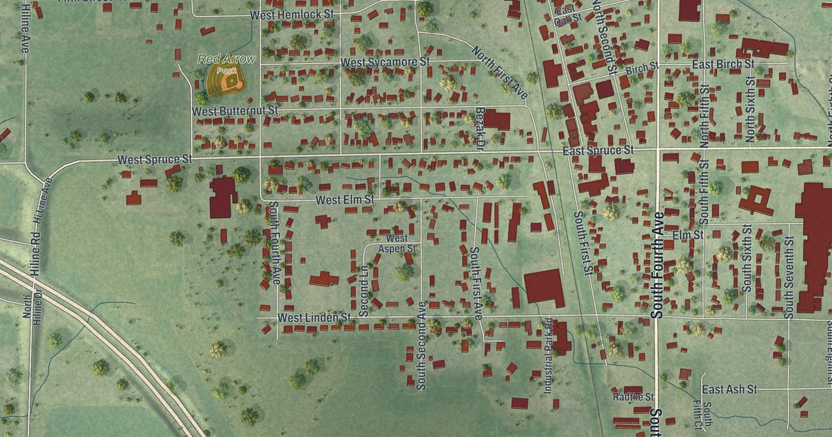 Map of Abbotsford, Wisconsin in 2026