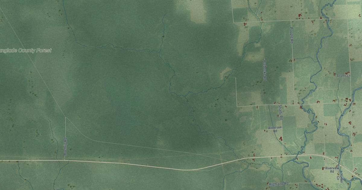Map of Ackley, Wisconsin in 2026