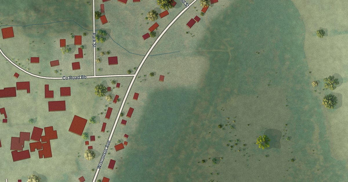 Map of Adell, Wisconsin in 2026