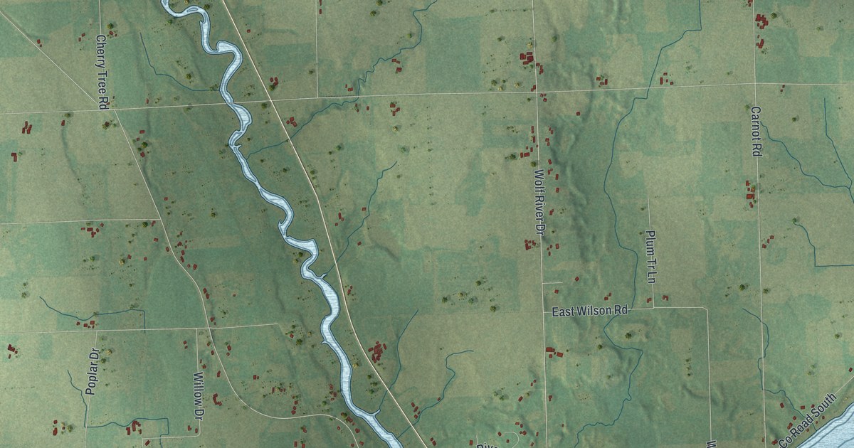 Map of Ahnapee, Wisconsin in 2026
