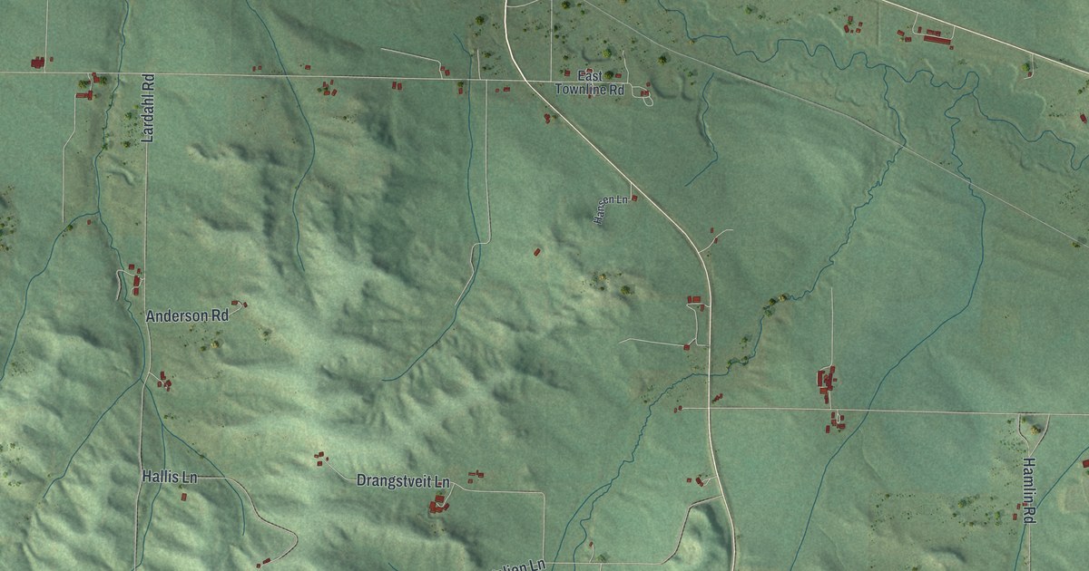 Map of Albion, Trempealeau County, Wisconsin in 2026