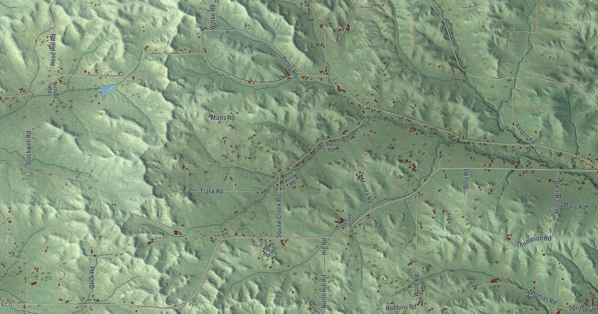 Map of Albion, Jackson County, Wisconsin in 2026