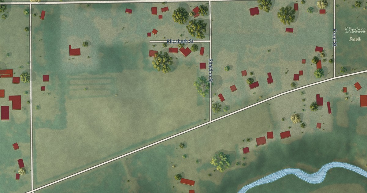 Map of Allens Grove, Wisconsin in 2026