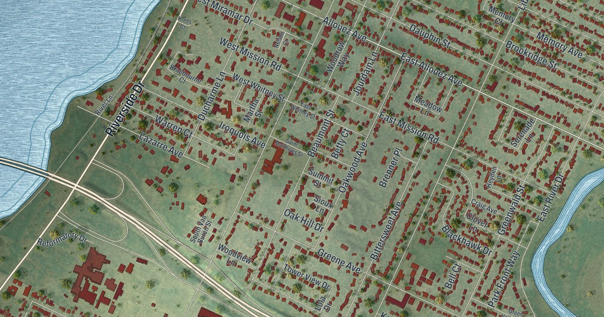 Map of Allouez, Wisconsin in 2026
