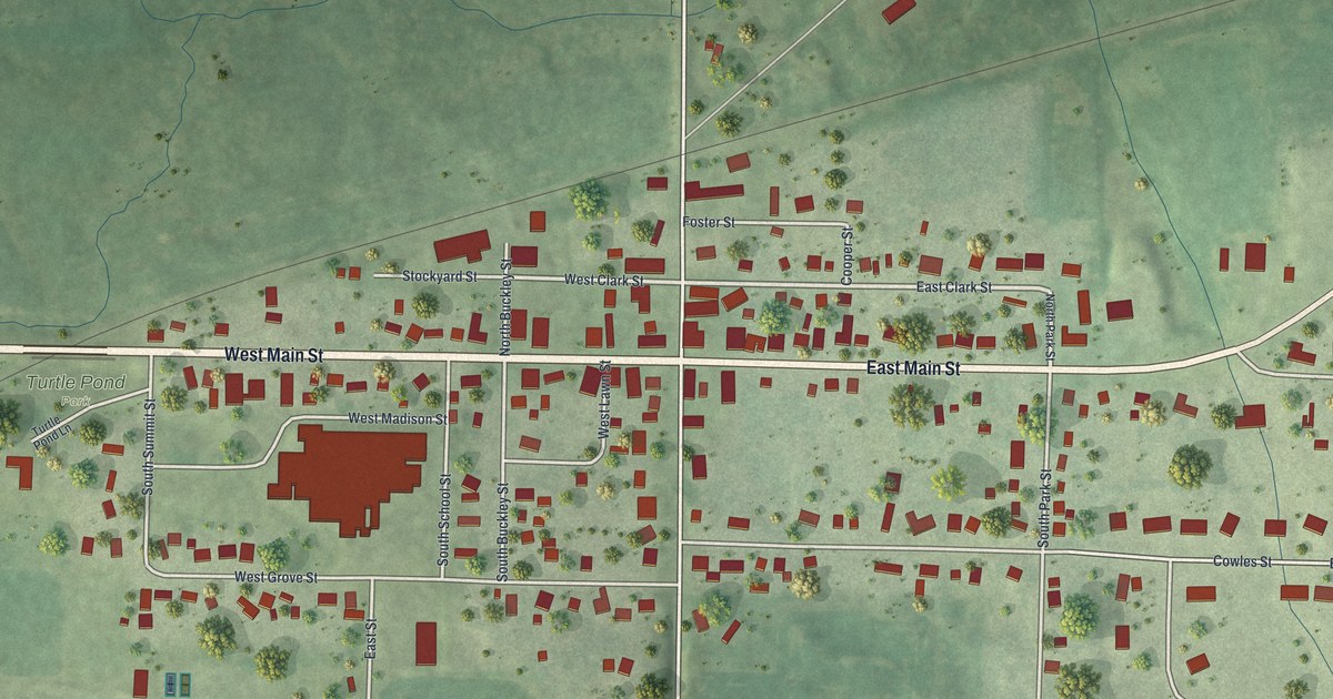 Map of Alma Center, Wisconsin in 2026