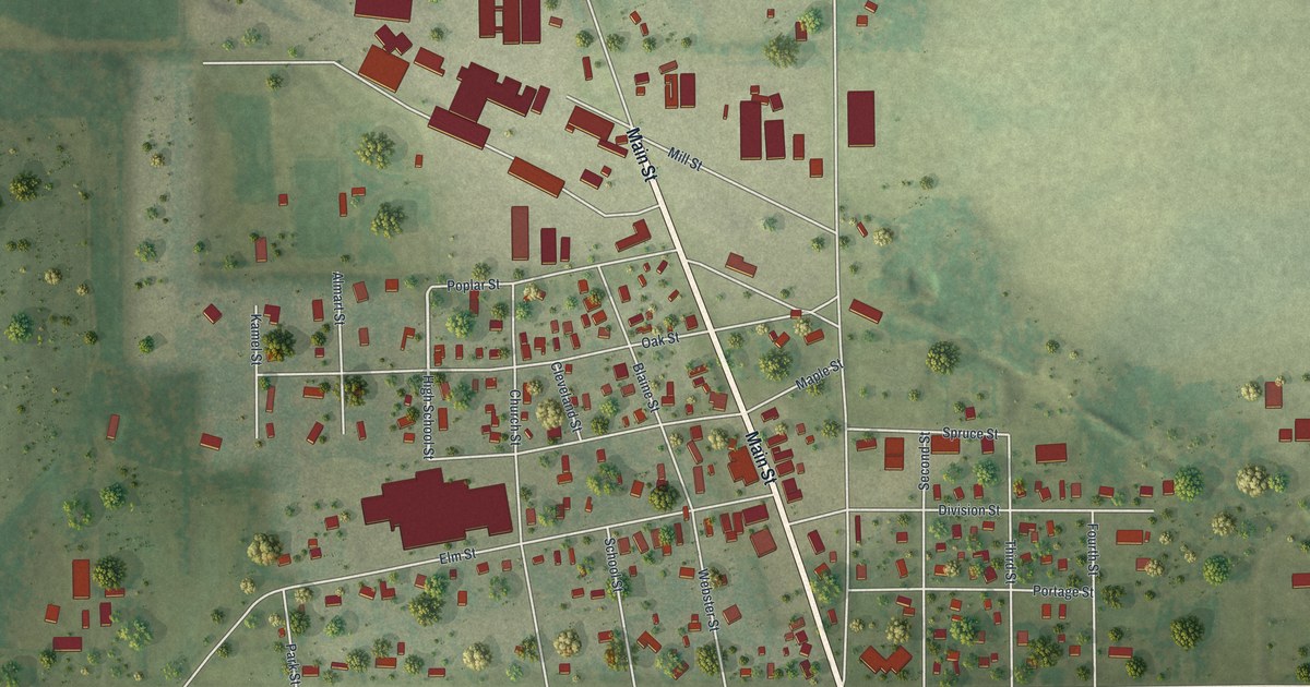 Map of Almond Village, Wisconsin in 2026