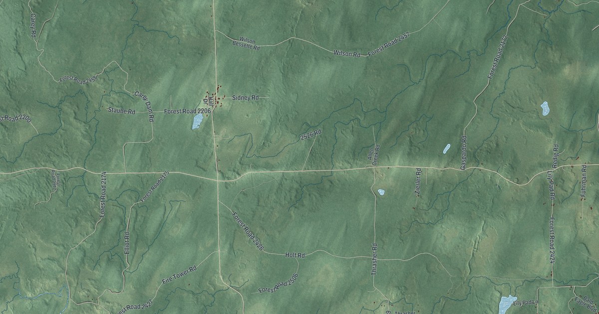 Map of Alvin, Wisconsin in 2026
