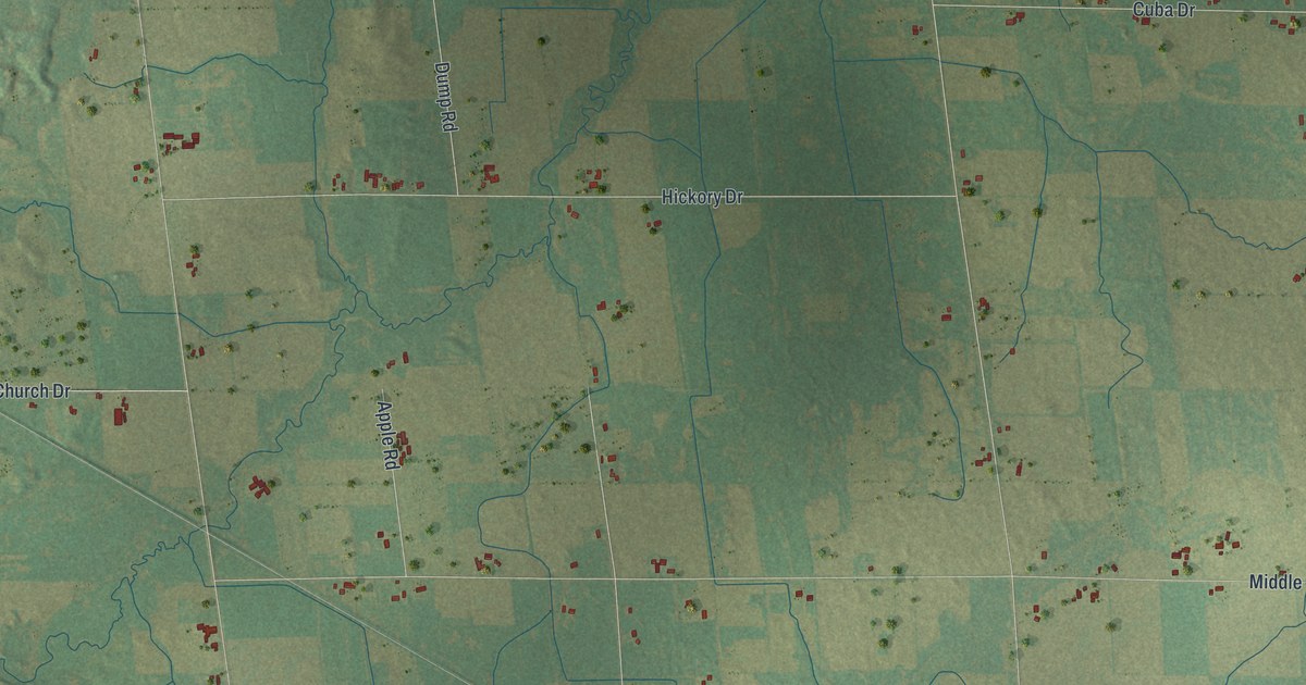 Map of Angelica, Wisconsin in 2026