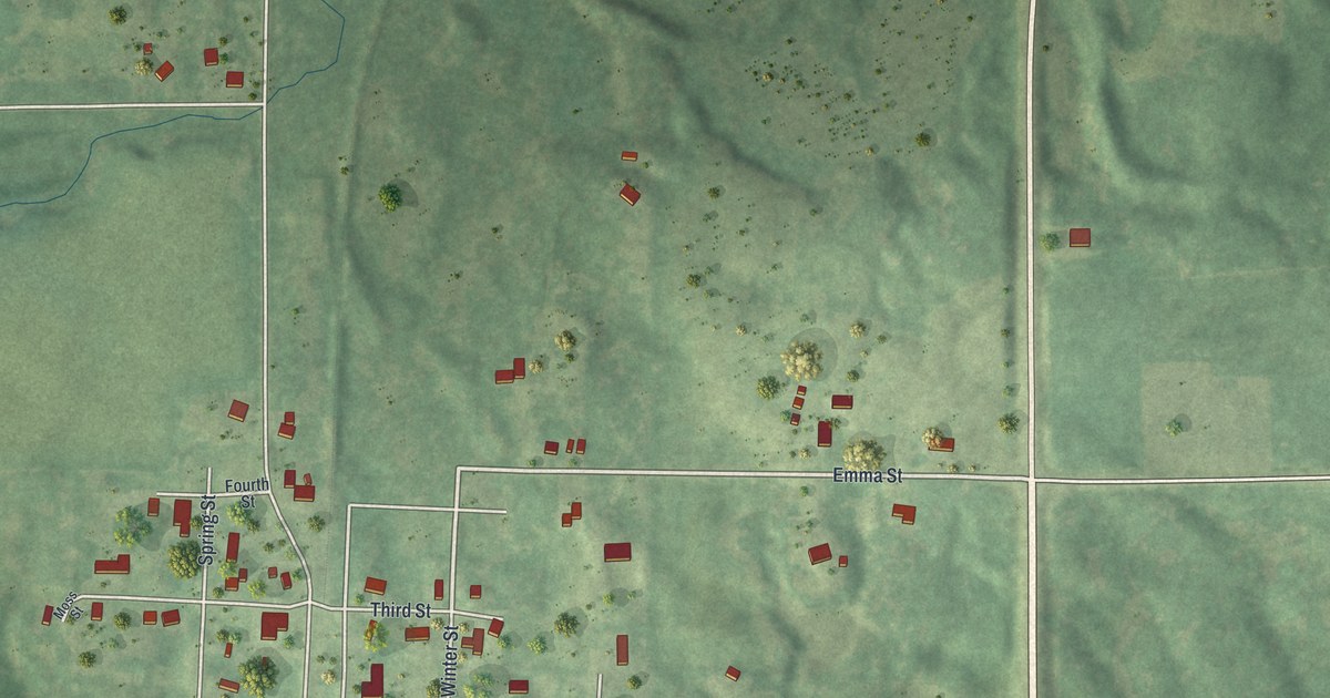 Map of Aniwa Village, Wisconsin in 2026