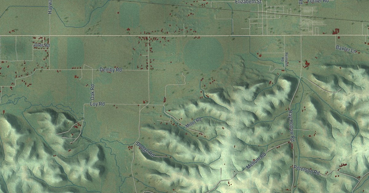 Map of Arena Town, Wisconsin in 2026