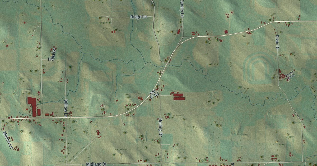 Map of Ashford, Wisconsin in 2026