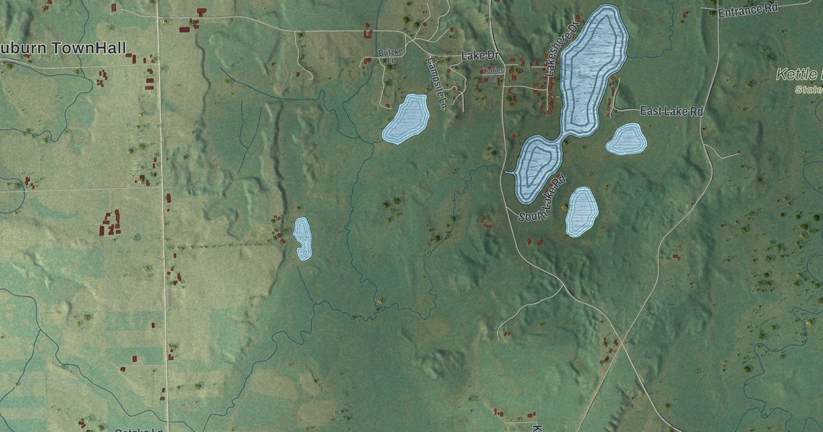 Map of Auburn, Fond du Lac County, Wisconsin in 2026