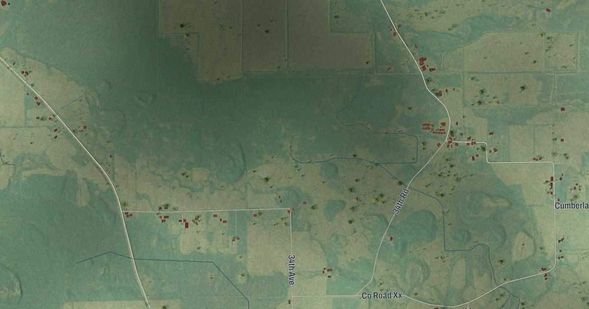 Map of Aurora, Waushara County, Wisconsin in 2026