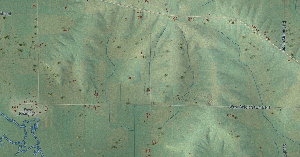 Map of Avon, Wisconsin in 2026