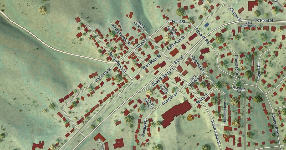 Map of Barneveld, Wisconsin in 2026