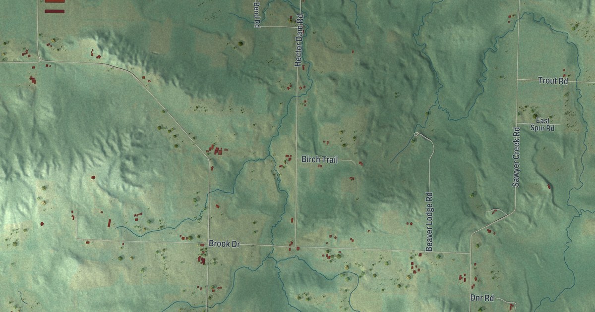 Map of Bashaw, Wisconsin in 2026