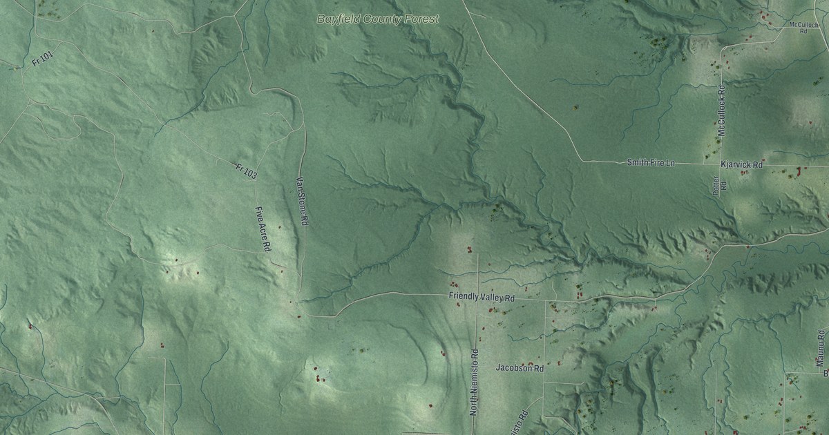 Map of Bayview, Wisconsin in 2026