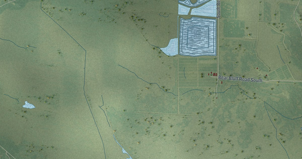 Map of Bear Bluff, Wisconsin in 2026