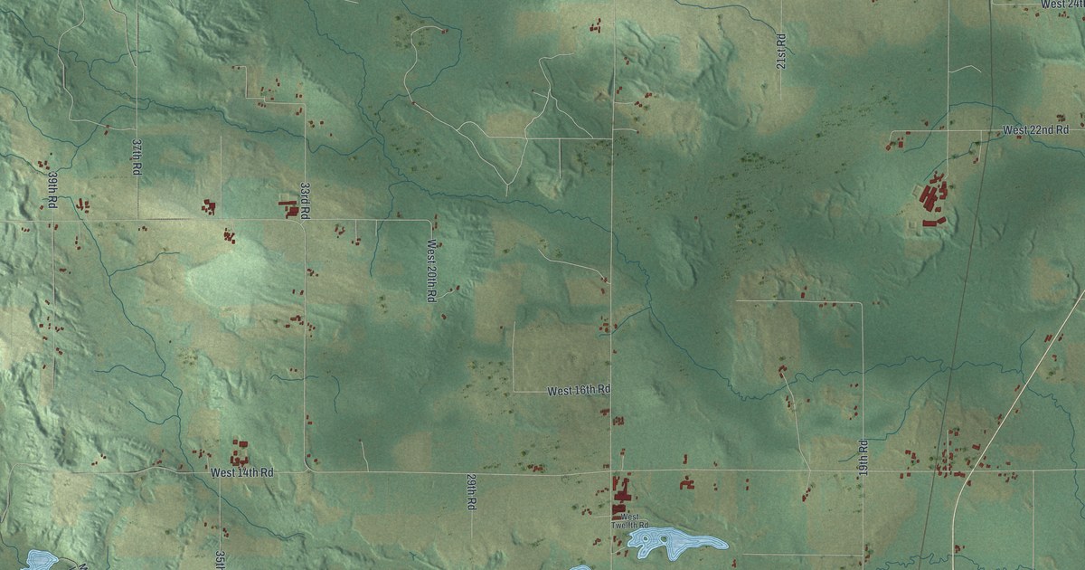 Map of Beaver, Marinette County, Wisconsin in 2026