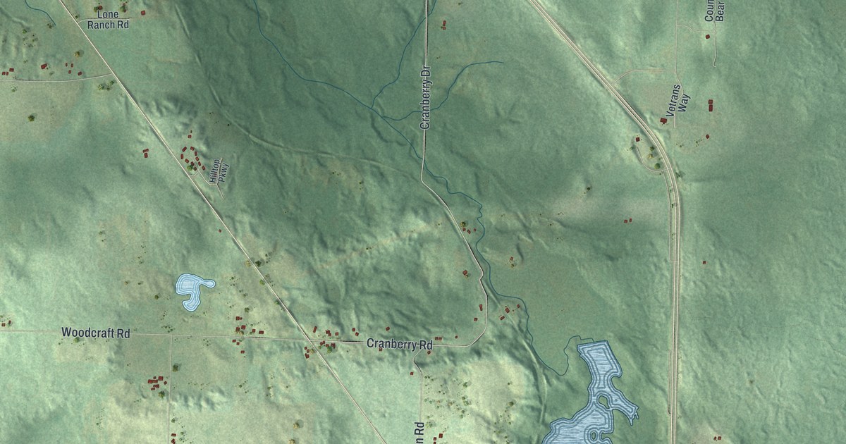 Map of Beaver Brook, Wisconsin in 2026
