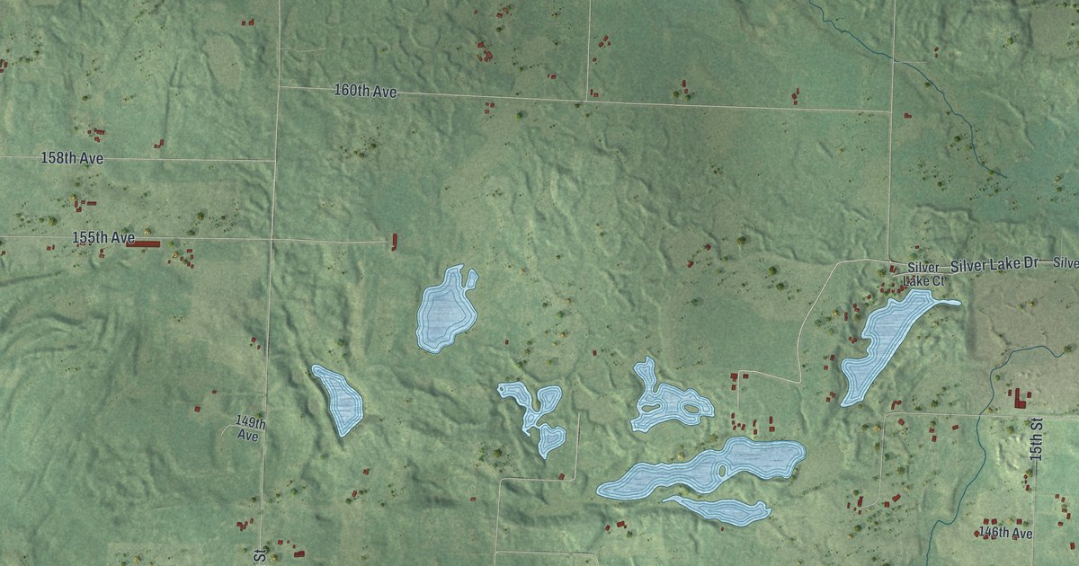 Map of Beaver, Polk County, Wisconsin in 2026