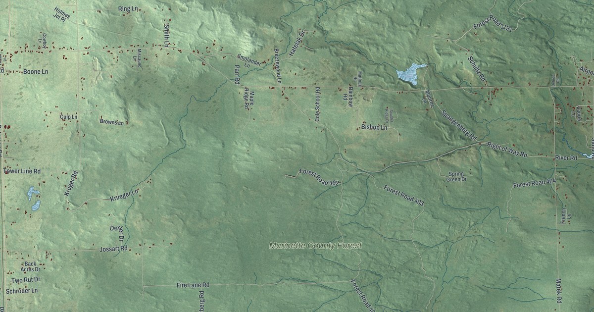 Map of Beecher, Wisconsin in 2026