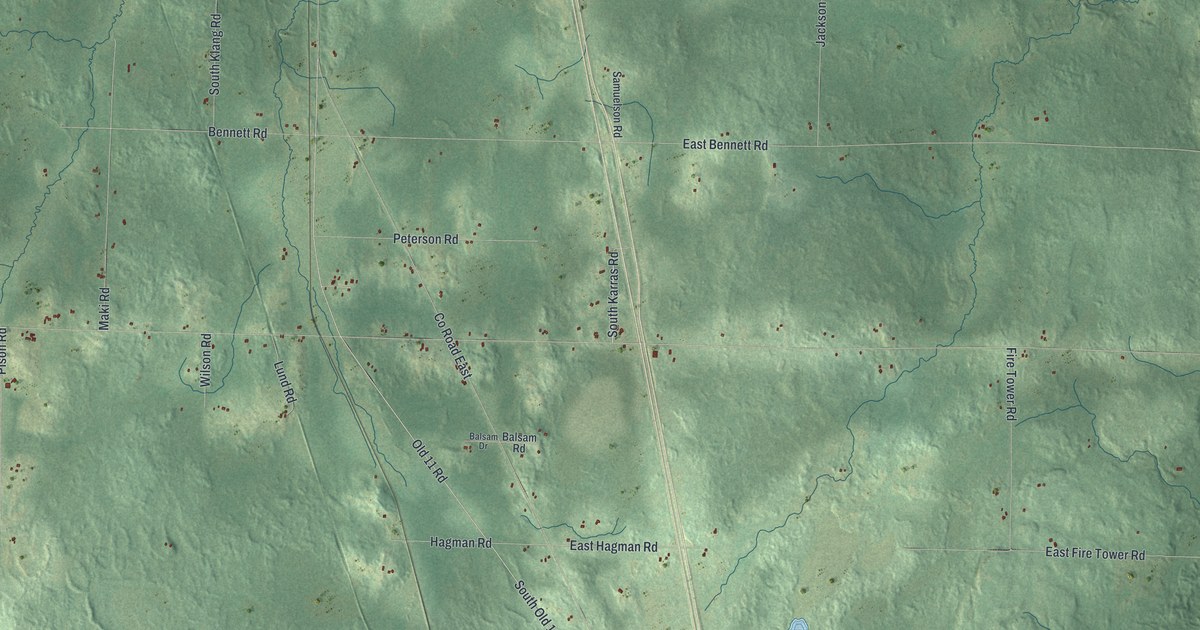 Map of Bennett, Wisconsin in 2026