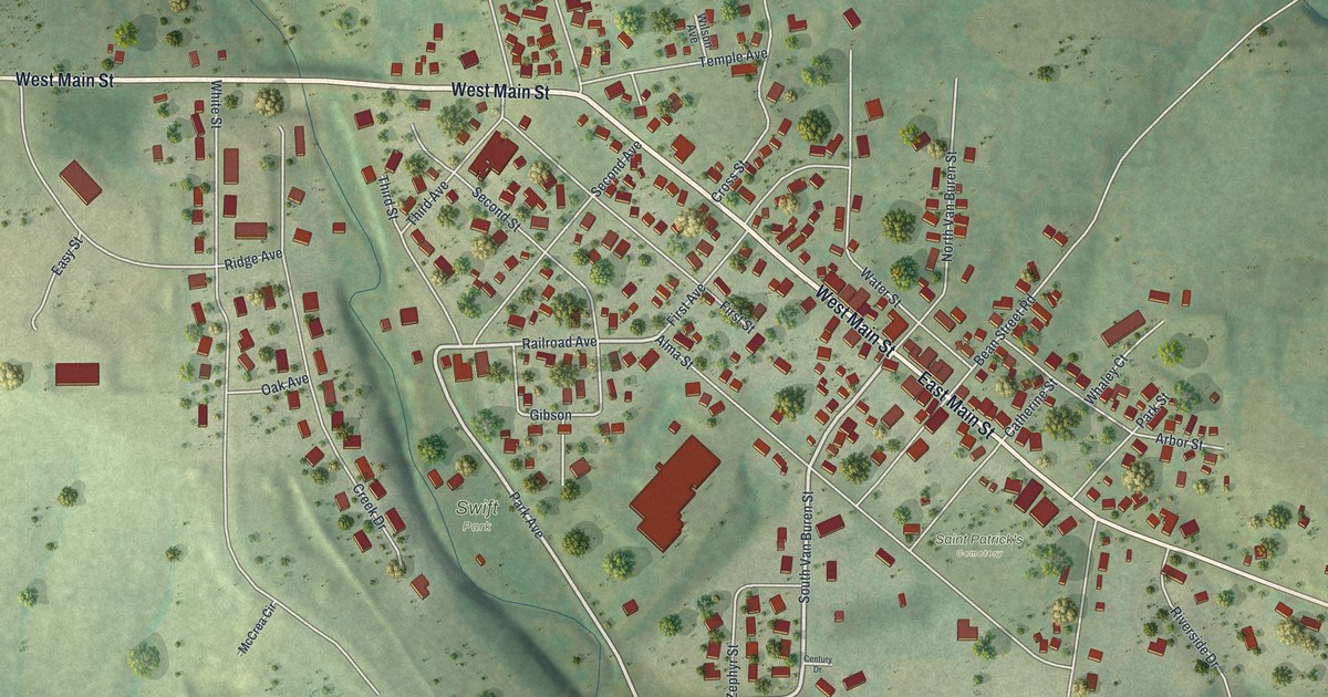 Map of Benton Village, Wisconsin in 2026