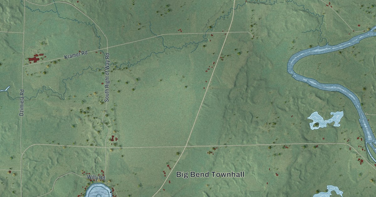 Map of Big Bend, Rusk County, Wisconsin in 2026