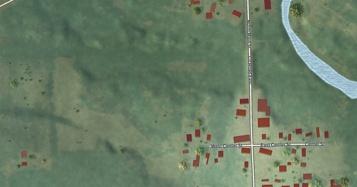Map of Big Falls, Waupaca County, Wisconsin in 2026