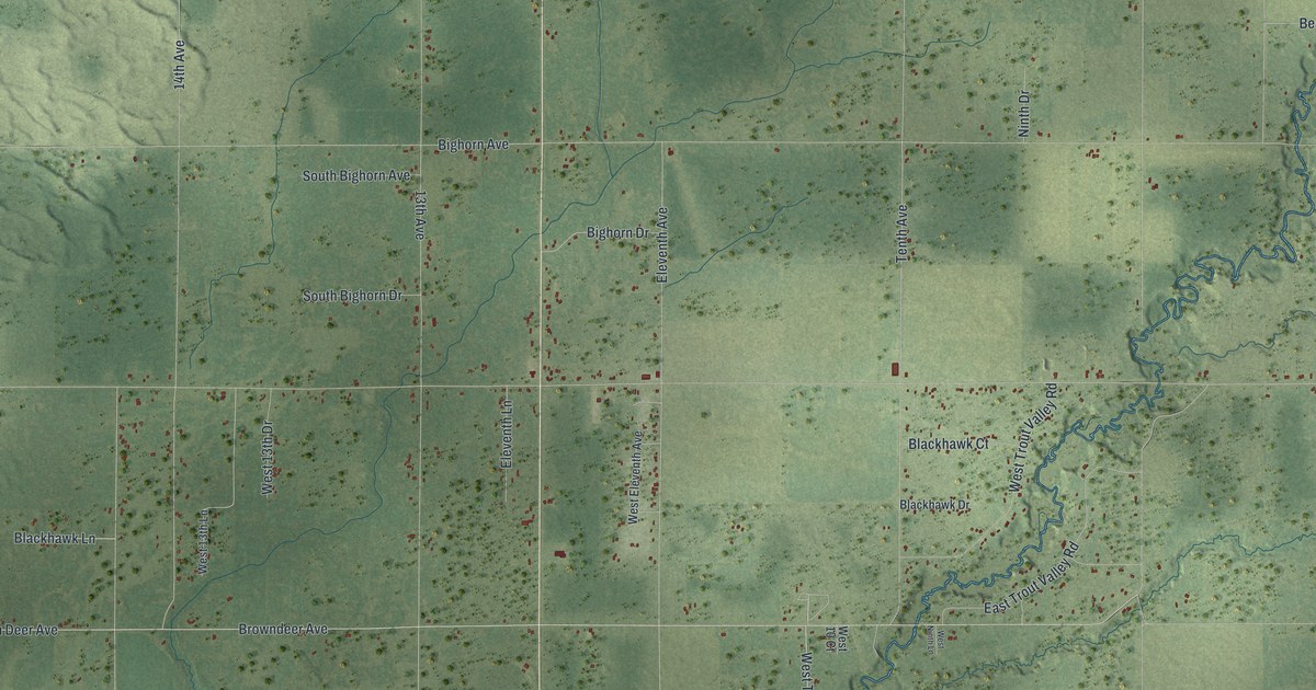 Map of Big Flats, Wisconsin in 2026