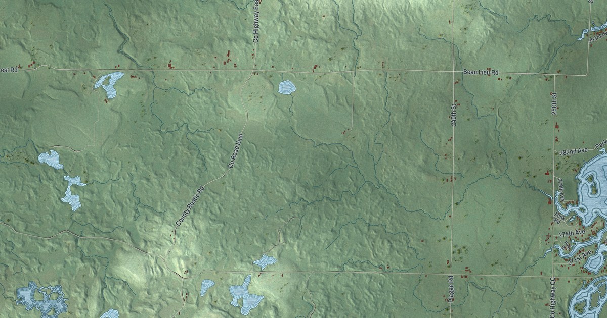Map of Birch Creek, Wisconsin in 2026