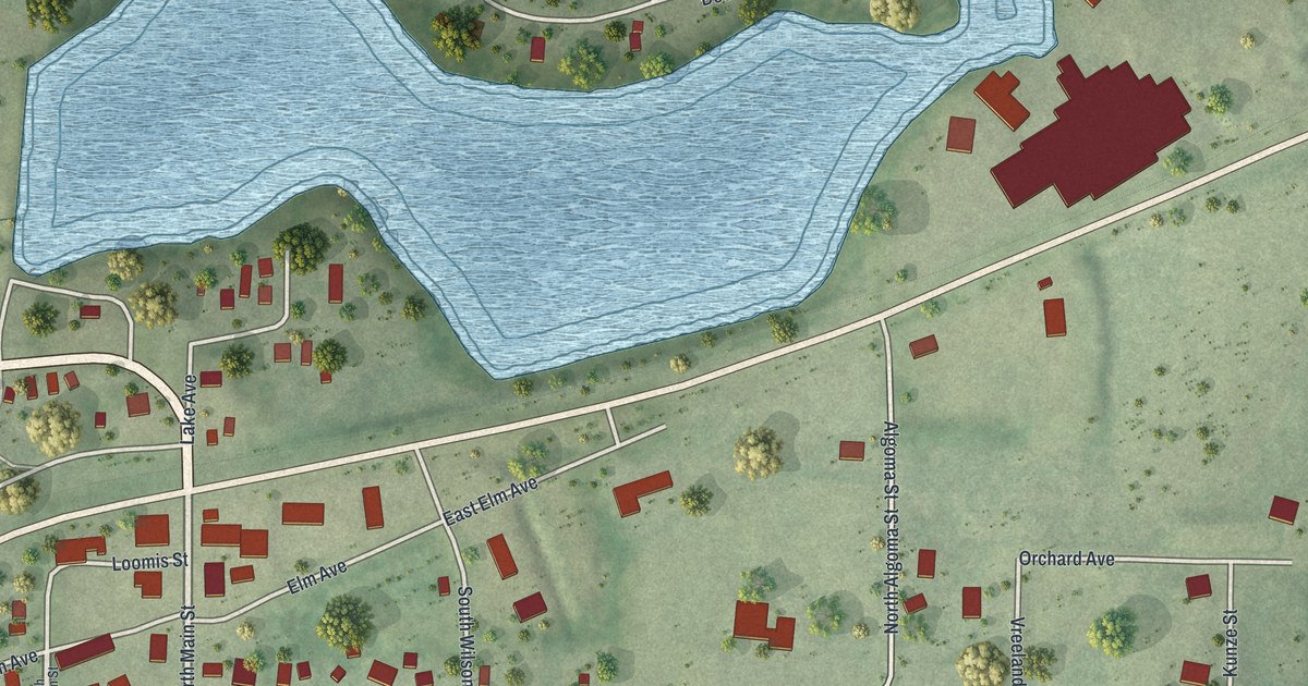 Map of Birchwood Village, Wisconsin in 2026