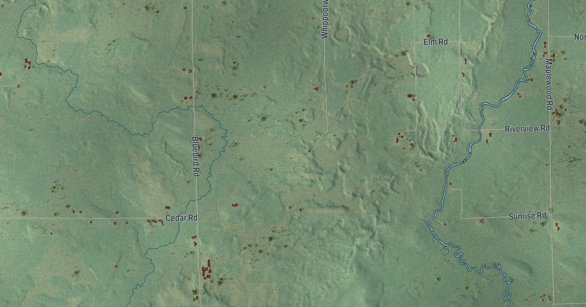 Map of Birnamwood Town, Wisconsin in 2026