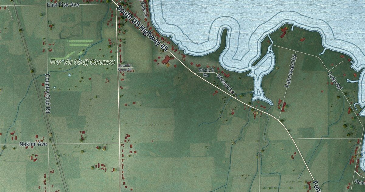 Map of Black Wolf, Wisconsin in 2026