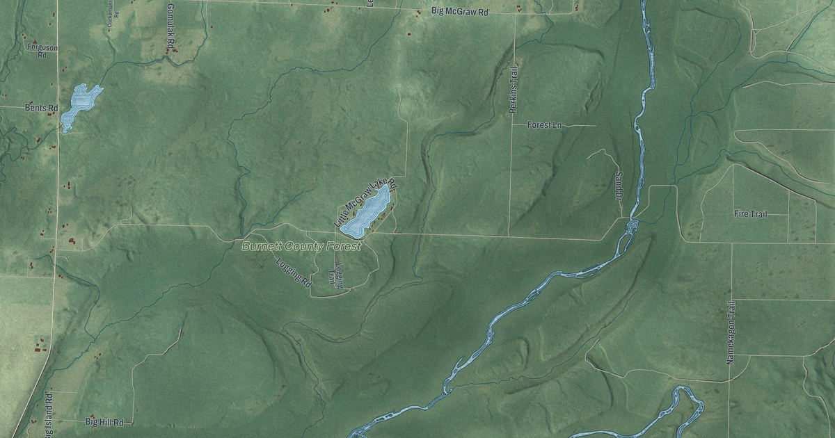 Map of Blaine, Wisconsin in 2026