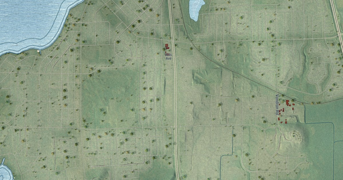 Map of Blooming Grove, Wisconsin in 2026