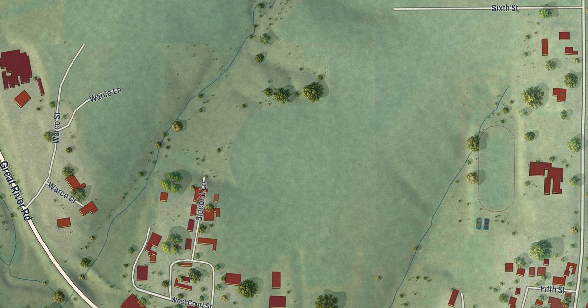 Map of Bloomington Village, Wisconsin in 2026