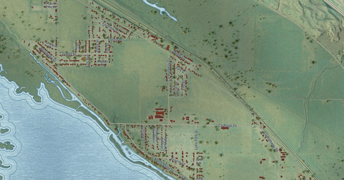 Map of Brice Prairie, Wisconsin in 2026
