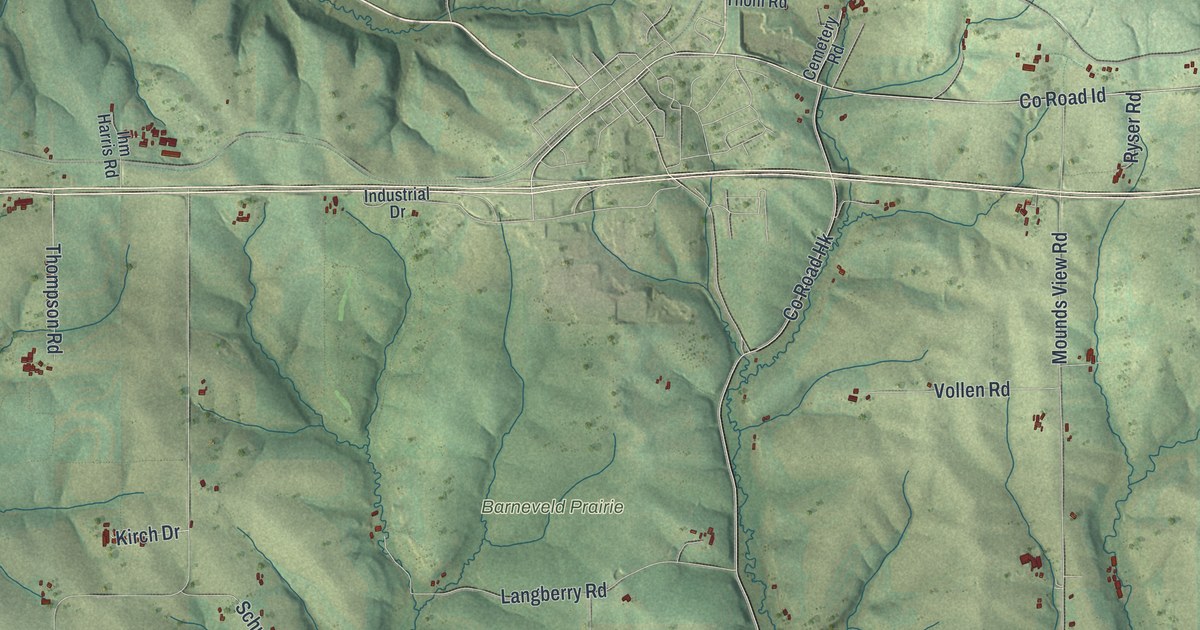 Map of Brigham, Wisconsin in 2026
