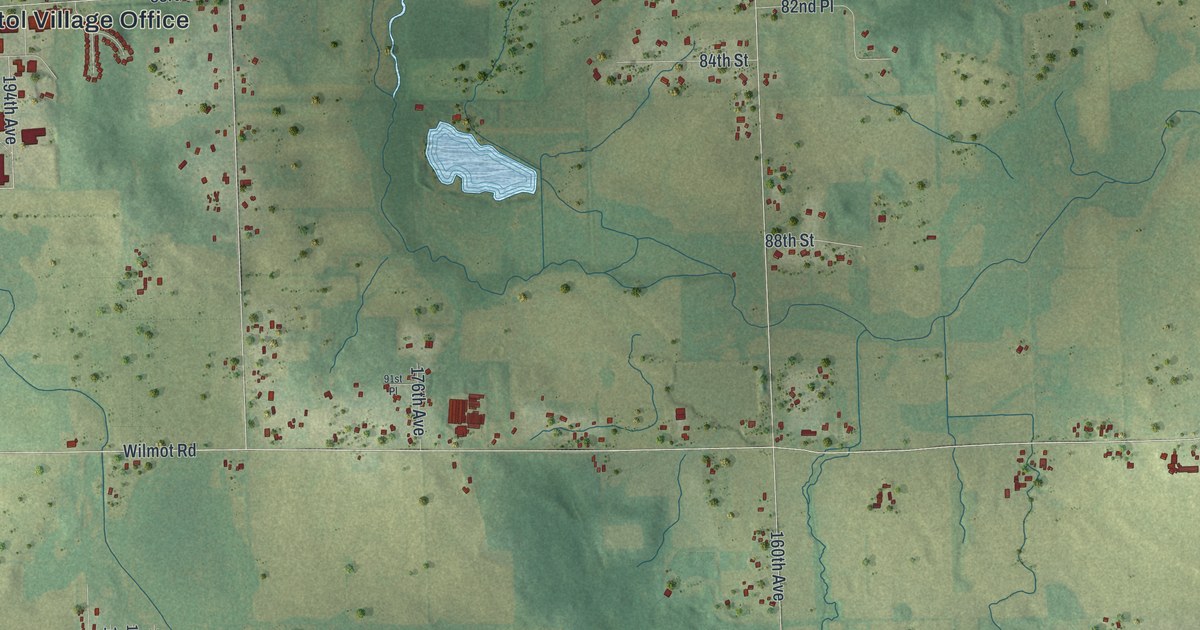 Map of Bristol, Kenosha County, Wisconsin in 2026