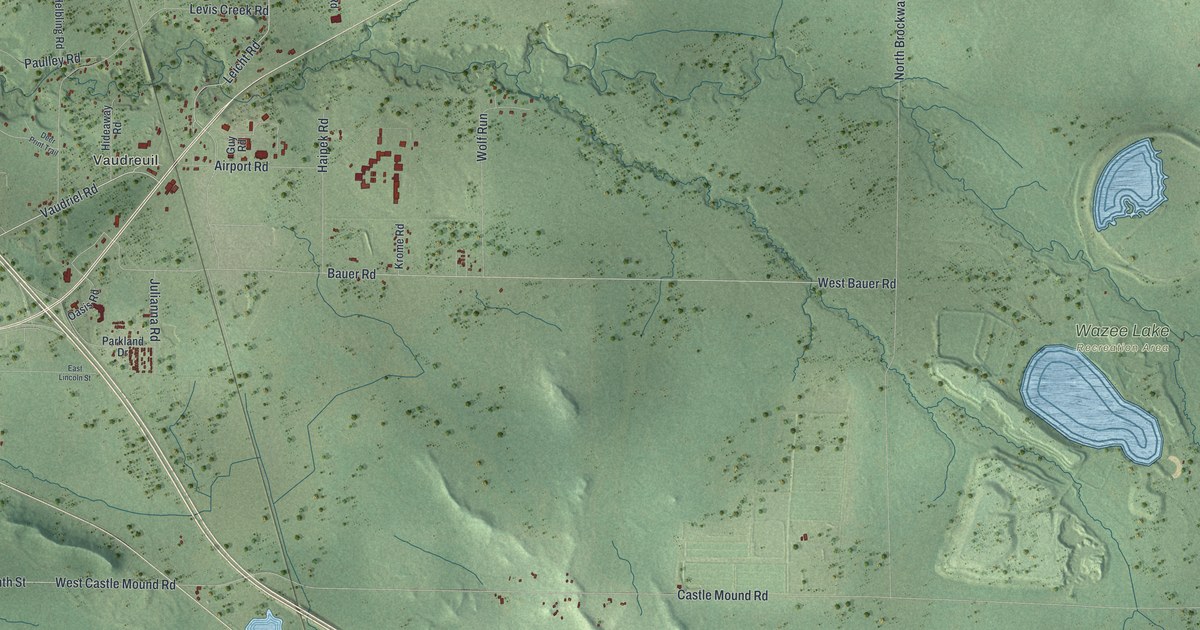 Map of Brockway, Wisconsin in 2026