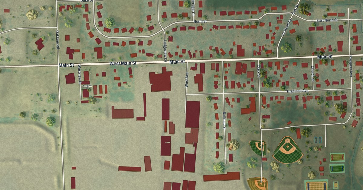 Map of Brownsville, Wisconsin in 2026
