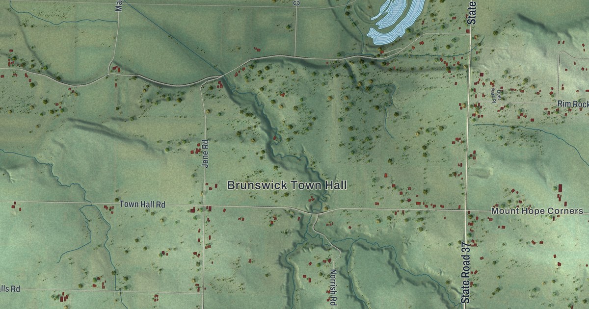 Map of Brunswick, Wisconsin in 2026